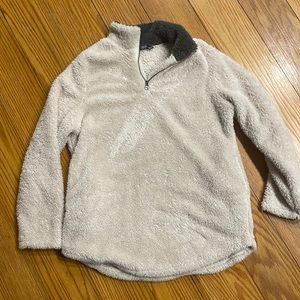 Tan Quarter Zip Fleece